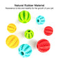 Dog Food Ball Pet Dog Toy Interactive Rubber Balls for Small Large Dogs Puppy Cat Chewing Toys Pet Tooth Cleaning