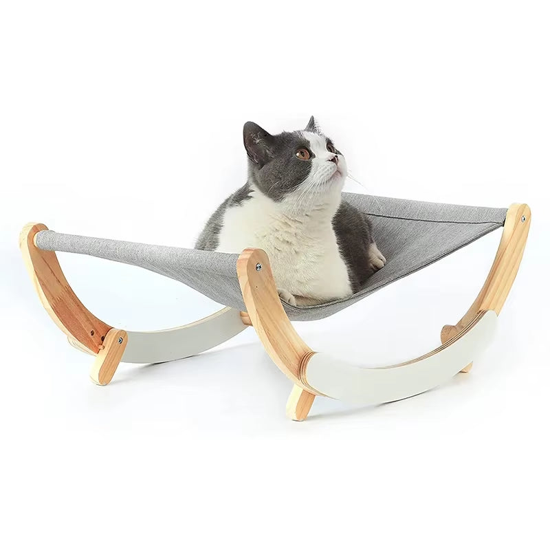 Cat Beds for Indoor Cat Hammock Kitty Swing Chair Cats Furniture Gift for Your Small to Medium Size Cat Accessories for Sleeping