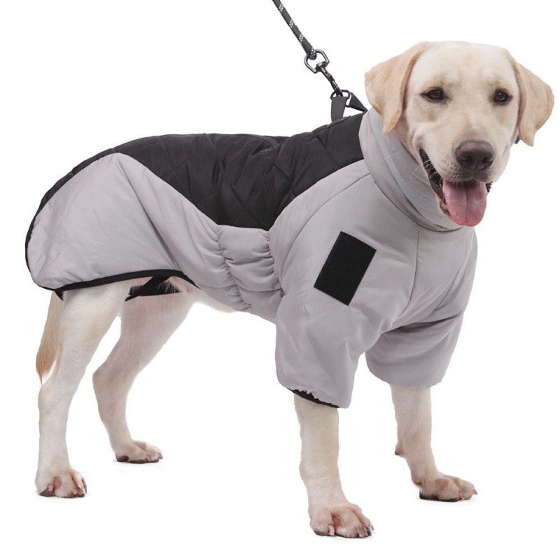 New Winter Dog Coat Waterproof Pet Clothes for Medum Large Dogs Warm Thicken Dog Vest Custome Labrador Jacket