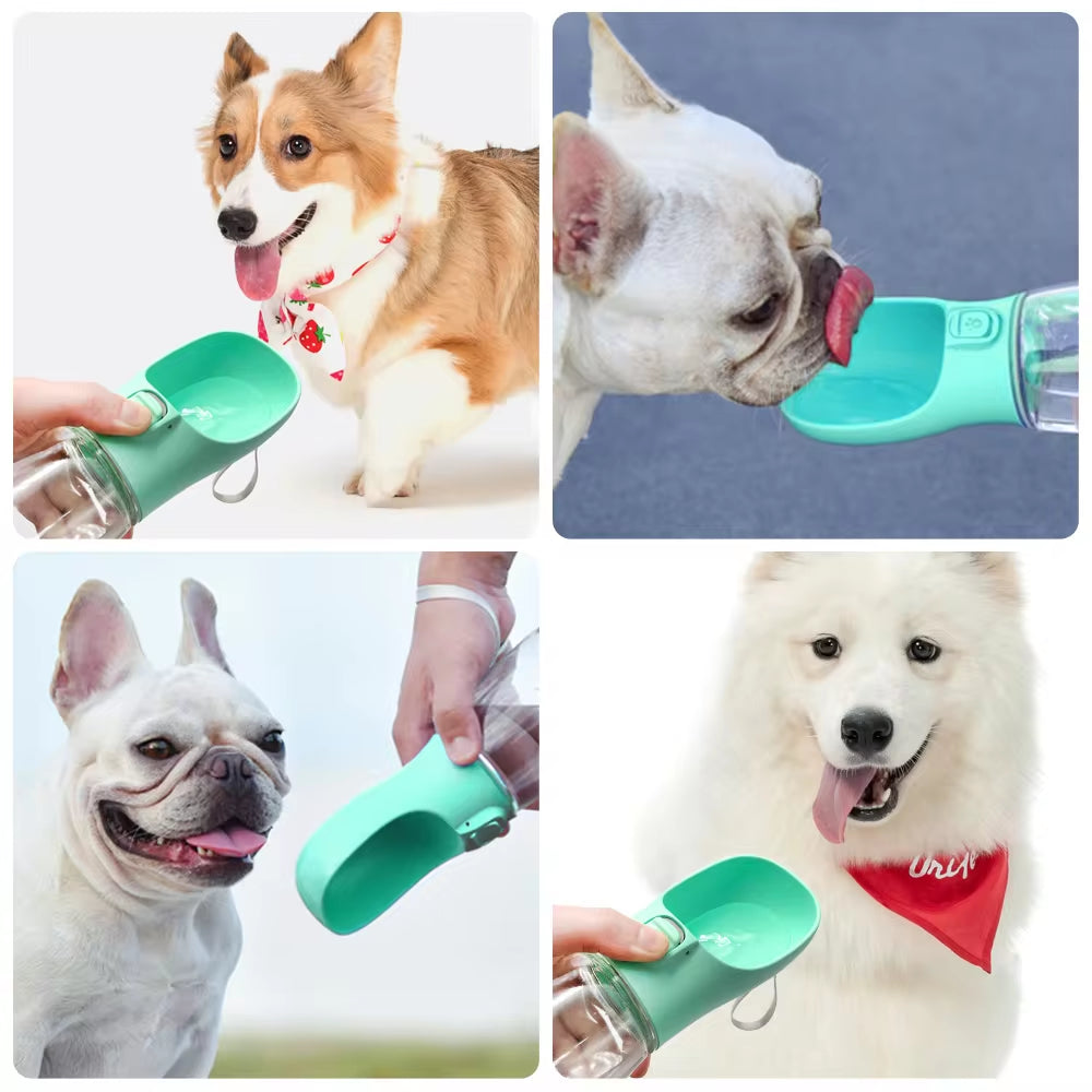 Portable Dog Water Bottle – Leakproof Drinking Bowl for Small & Large Dogs, Cats, and Outdoor Adventures