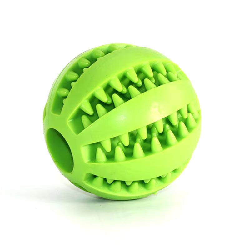 Dog Food Ball Pet Dog Toy Interactive Rubber Balls for Small Large Dogs Puppy Cat Chewing Toys Pet Tooth Cleaning