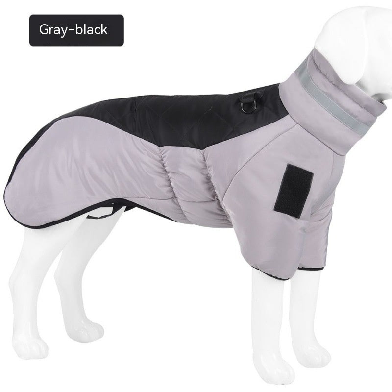 New Winter Dog Coat Waterproof Pet Clothes for Medum Large Dogs Warm Thicken Dog Vest Custome Labrador Jacket