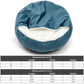 Orthopedic Dog & Cat Bed with Hooded Blanket – Winter Warm, Waterproof, and Dirt-Resistant