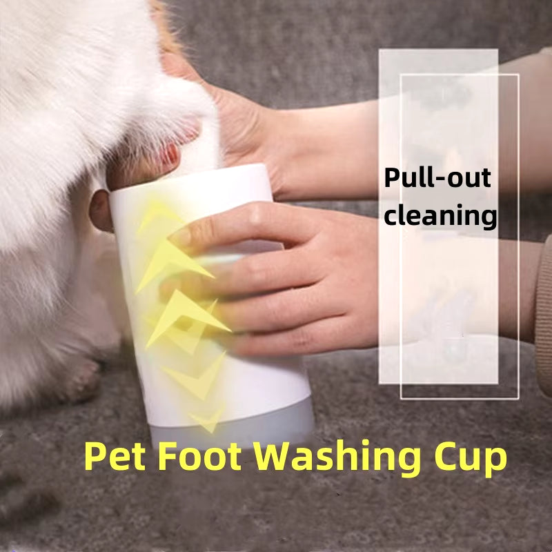 Portable Silicone Pet Paw Cleaner Cup – Soft, Gentle, and Effective Paw Washer for Cats and Dogs