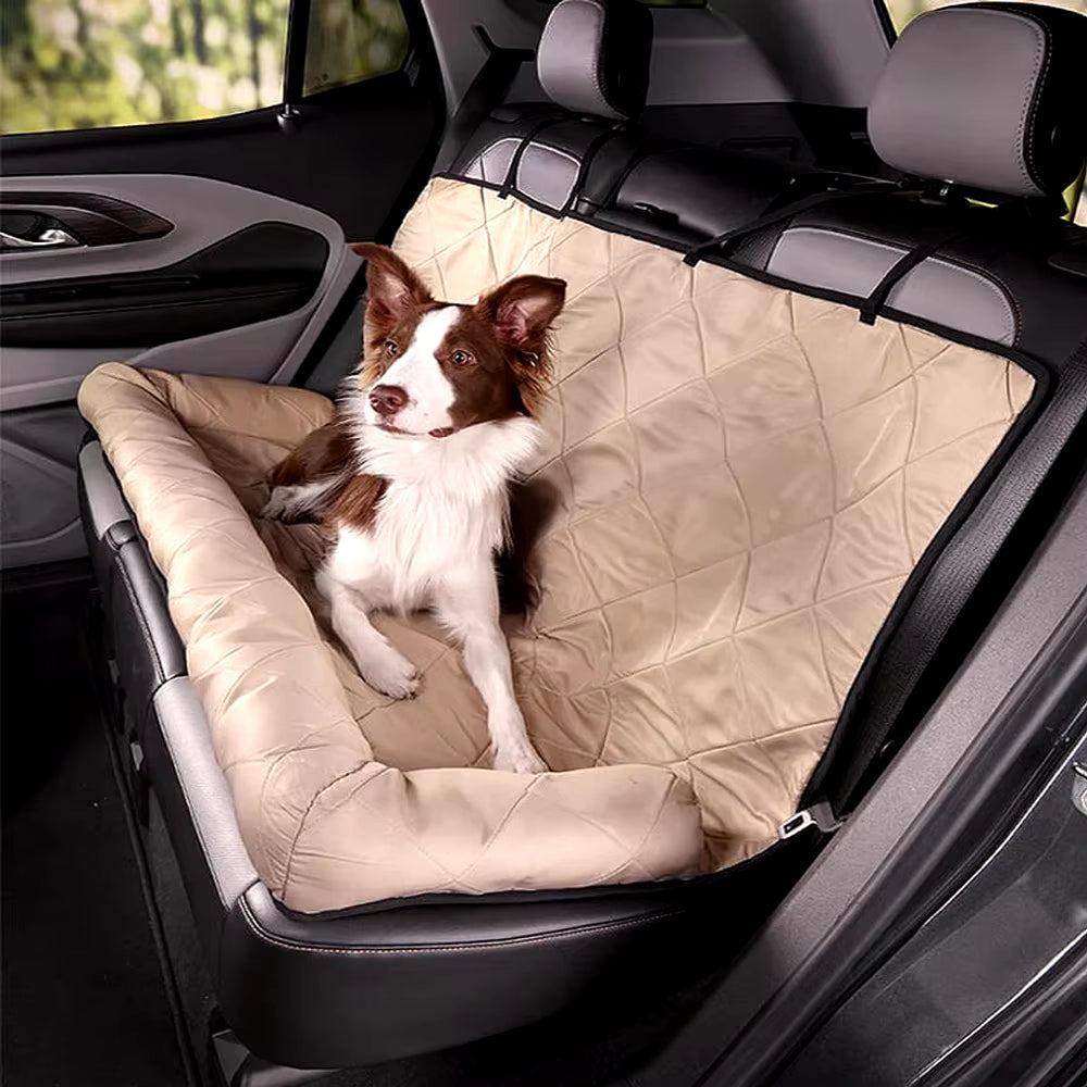 Waterproof Dog Car Seat Cover Pad – Double-Sided Anti-Scratch Travel Protector