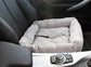 Soft Washable Travel Dog Bed - Pet Cushion & Car Seat Protector for Dogs and Cats