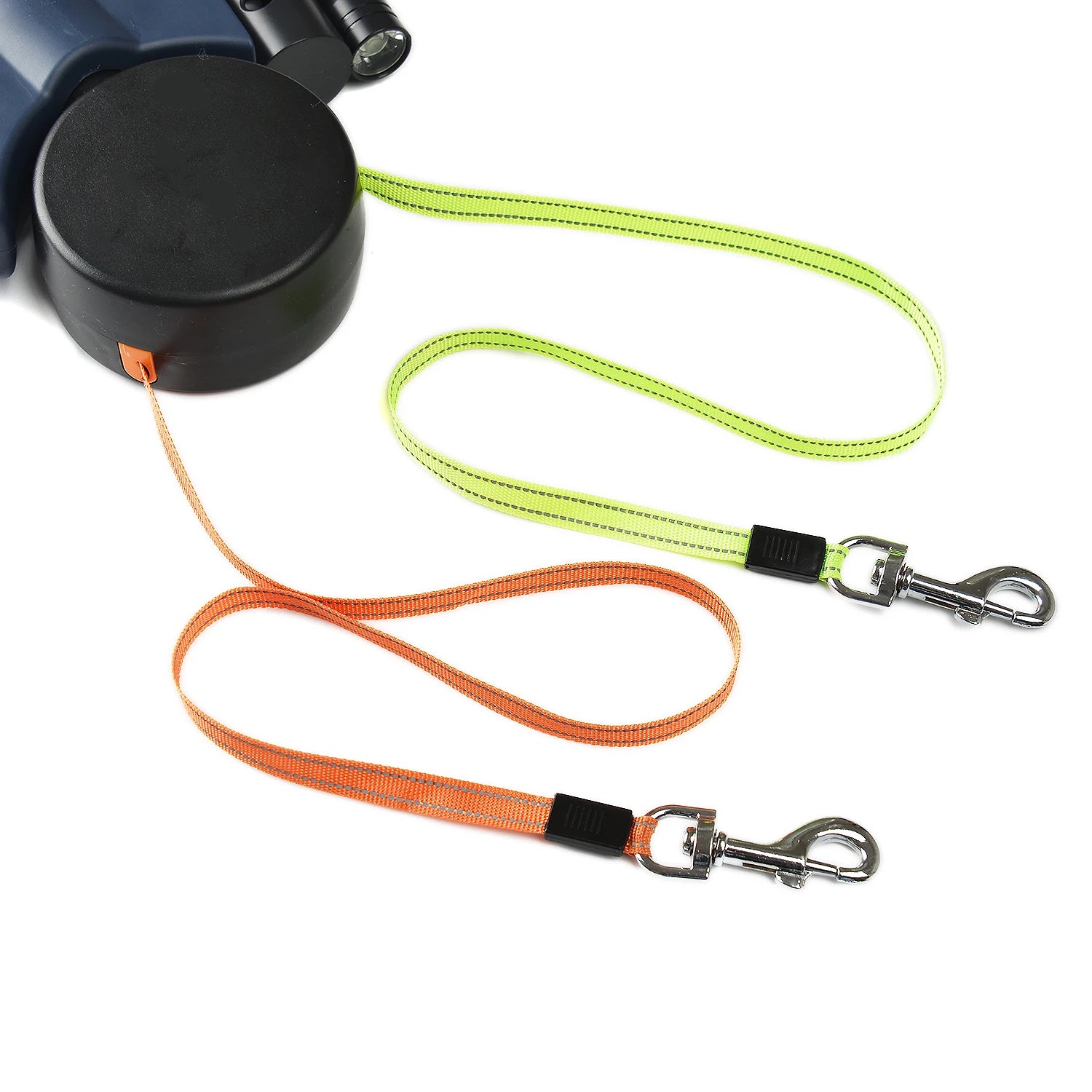 3M Retractable Dual Dog Leash, Walk Two Dogs with Ease! No Tangle, Reflective, and Perfect for Small Dogs