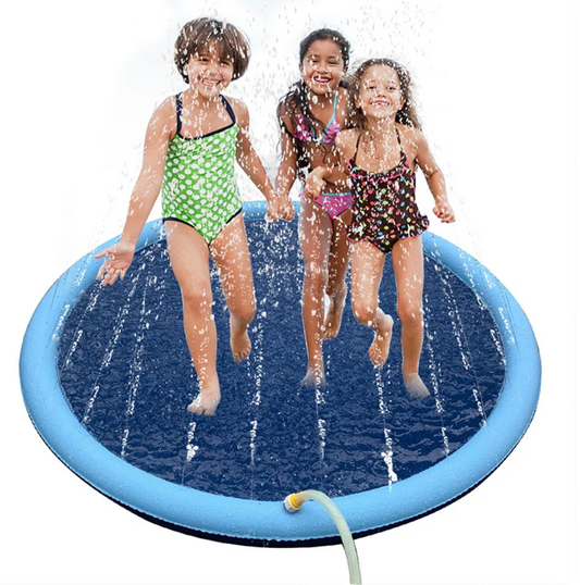Dog & Kids Splash Sprinkler Pad Pool– Summer Fun for Everyone!