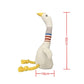 Plush Sound Toy for Dogs - White Goose Design, Bite-Resistant Long-Neck Duck for Interactive Play