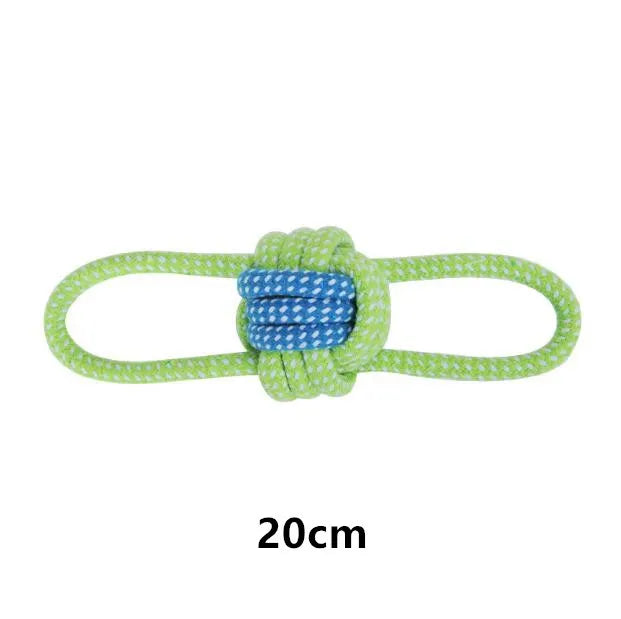 Interactive Dog Toys - Sturdy Tug Ropes, Non Toxic Cotton Rope Ball & Chew Toys for Puppies, Small & Large Dogs, Dental Care Accessories