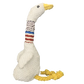 Plush Sound Toy for Dogs - White Goose Design, Bite-Resistant Long-Neck Duck for Interactive Play