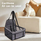 Foldable Dog Car Seat Cover & Hammock | Pet Carrier Basket for Cats & Dogs | Stable Travel Seat Protector