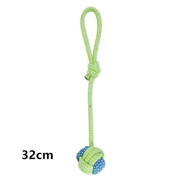 Interactive Dog Toys - Sturdy Tug Ropes, Non Toxic Cotton Rope Ball & Chew Toys for Puppies, Small & Large Dogs, Dental Care Accessories