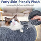 40-90cm Round Pet Bed – Super Soft Plush Dog & Cat Bed, Cozy Winter House for Medium to Large Dogs