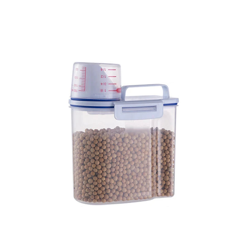 Premium Airtight Pet Food Storage Container – Durable, Large Capacity, Easy to Clean, Stylish Design for Cats & Dogs