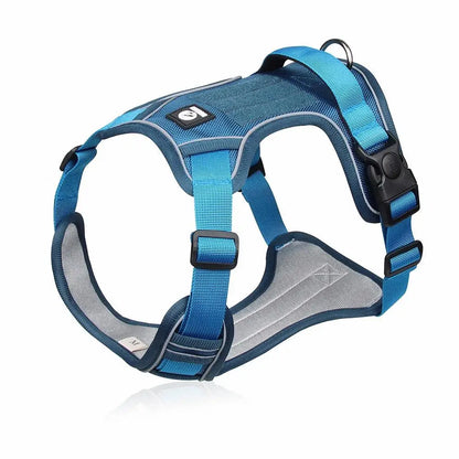 Adjustable Reflective Dog Harness – Durable Oxford Cloth Vest for Medium and Large Dogs