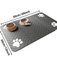 Pet Feeding Mat-Absorbent Pet Placemat for Food and Water Bowl, with Waterproof Rubber Backing, Quick Dry Water Mat for Dog and Cat