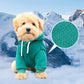 Warm Fleece Dog Hoodie - Cozy Pet Clothing for Small & Medium Dogs, Cats -  Bulldogs, Huskies, and Puppies