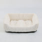 Plush Square Pet Bed – Cozy Kennel for Small & Medium Dogs and Cats, Calming Cushion Sofa