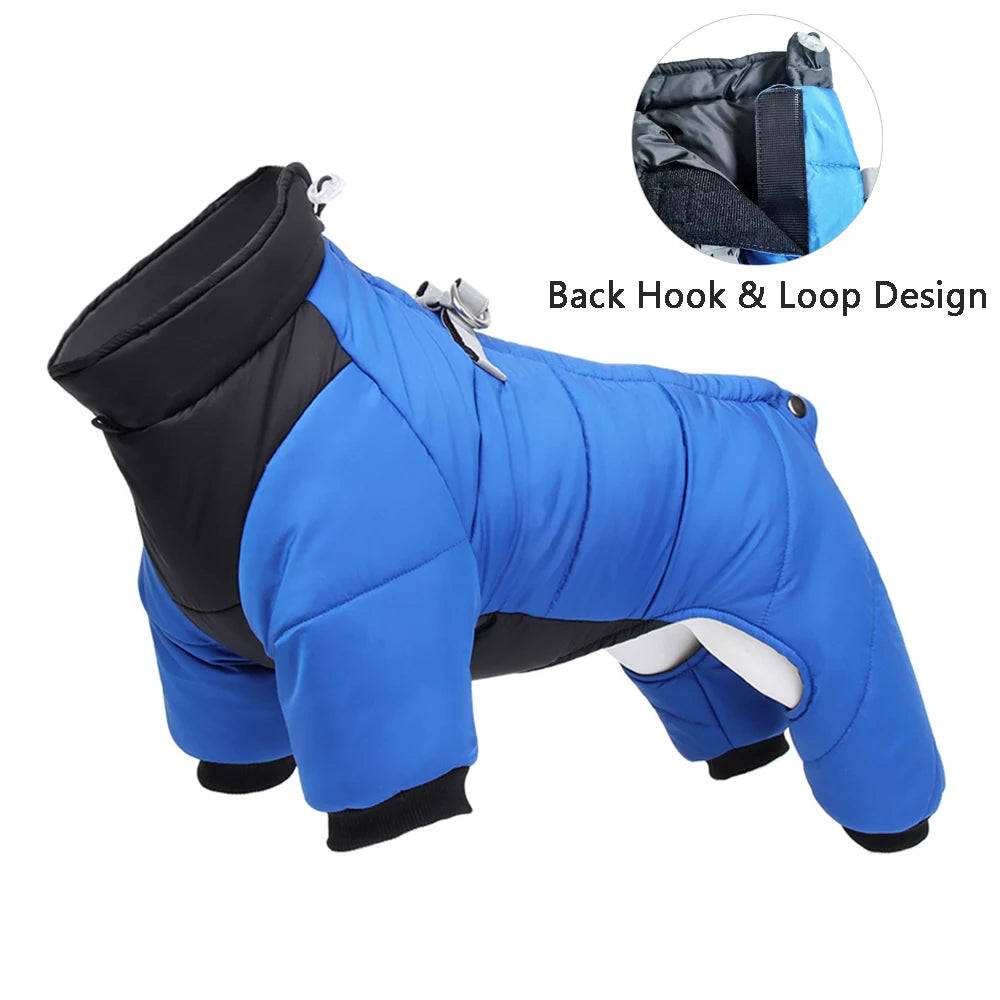 Winter Waterproof Dog Jacket - Thickened Warm Coat for Small and Medium Breeds | Perfect for Chihuahuas, French Bulldogs, and Pugs