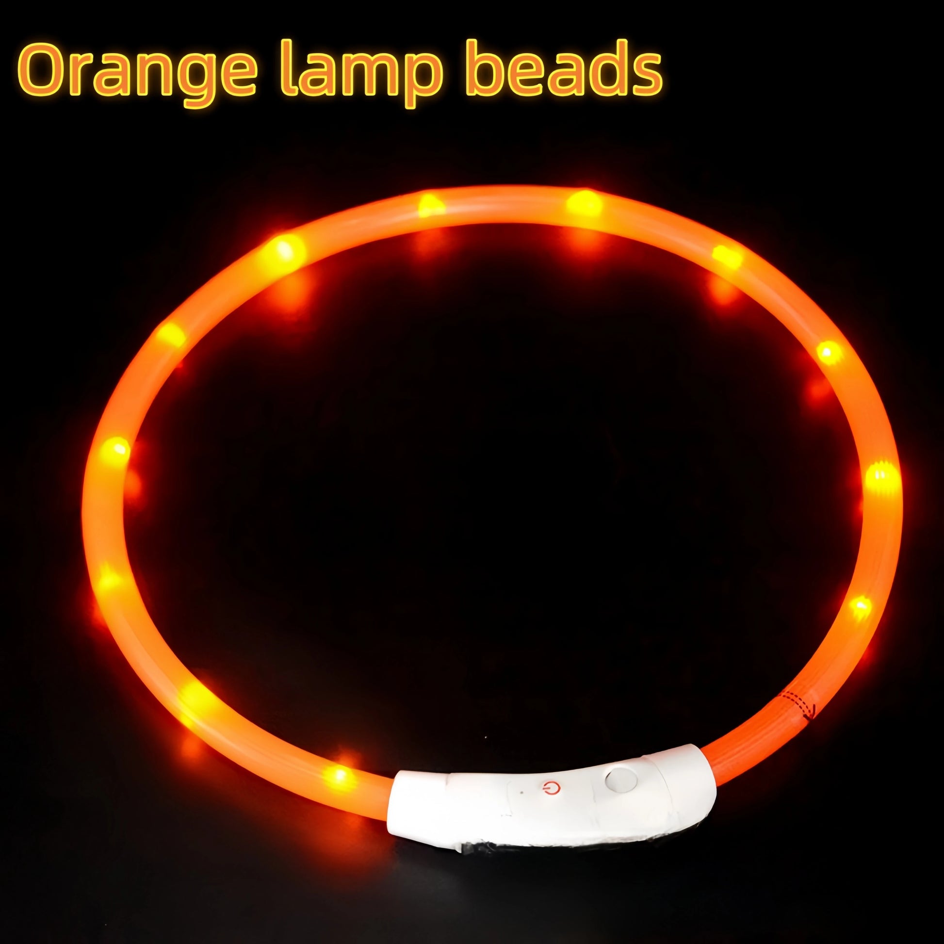 LED Dog Collar – USB Rechargeable, Luminous Anti-Lost Pet Necklace for Night Safety