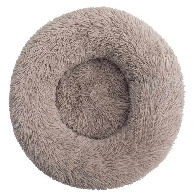 40-90cm Round Pet Bed – Super Soft Plush Dog & Cat Bed, Cozy Winter House for Medium to Large Dogs