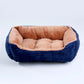 Plush Square Pet Bed – Cozy Kennel for Small & Medium Dogs and Cats, Calming Cushion Sofa