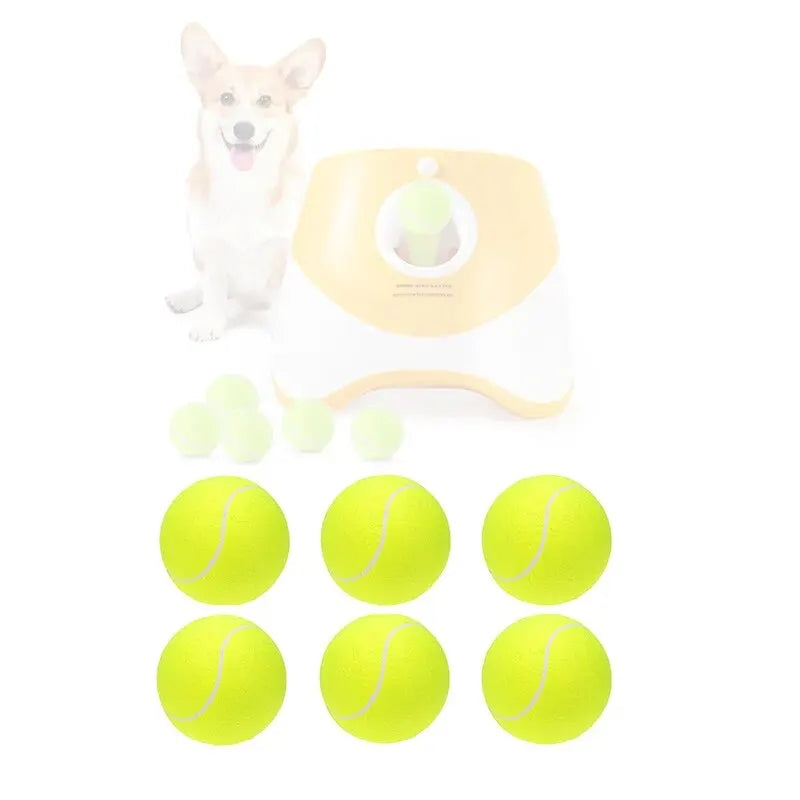 Tennis Balls for Small Dogs – Compatible with Automatic Ball Launchers- 2 Inch (5 cm) Size - 6 or 12-Pack