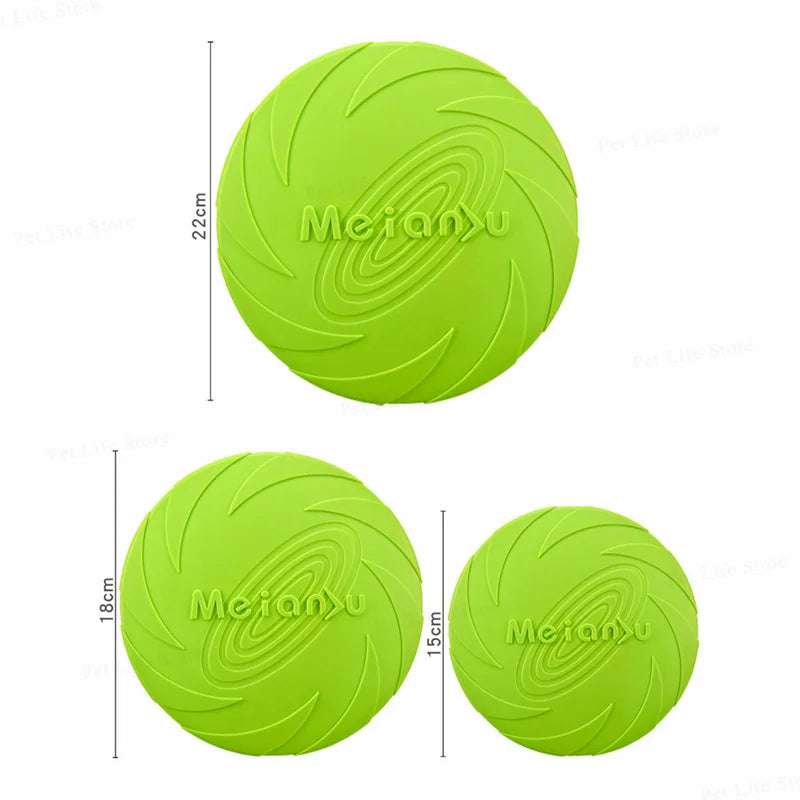  Durable Bite-Resistant Non Toxic Material, Flying Disc Frisbee for Dogs – Multifunctional Training and Outdoor Interactive Toy for Puppies and Dogs