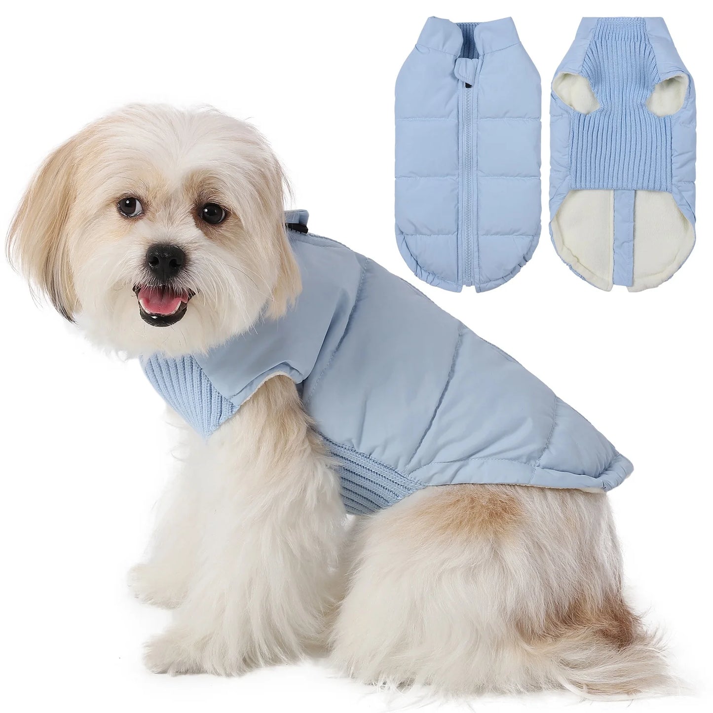 Winter Pet Dog Jacket Windproof Warm Dogs Clothes for Small Medium Dogs Cats Puppy down Coat Chihuahua Shih Tzu Costume Yorkies