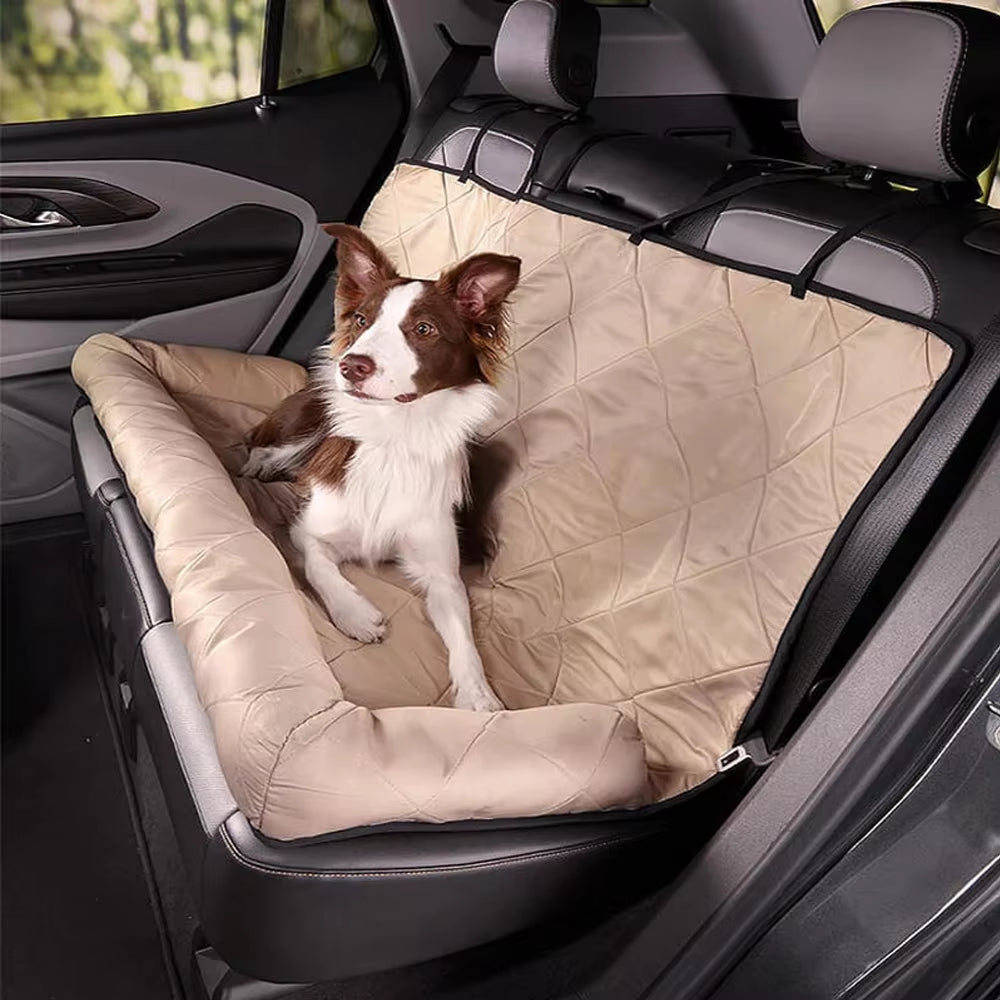 Waterproof Dog Car Seat Cover Pad – Double-Sided Anti-Scratch Travel Protector