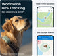 XL GPS Dog Tracker - 1-Month Battery, Real-Time Location, Escape Alerts, Activity & Health Monitoring