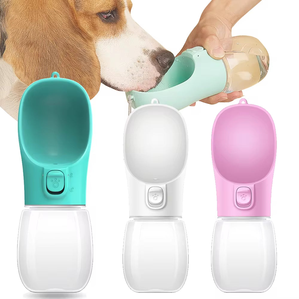 Portable Dog Water Bottle – Leakproof Drinking Bowl for Small & Large Dogs, Cats, and Outdoor Adventures