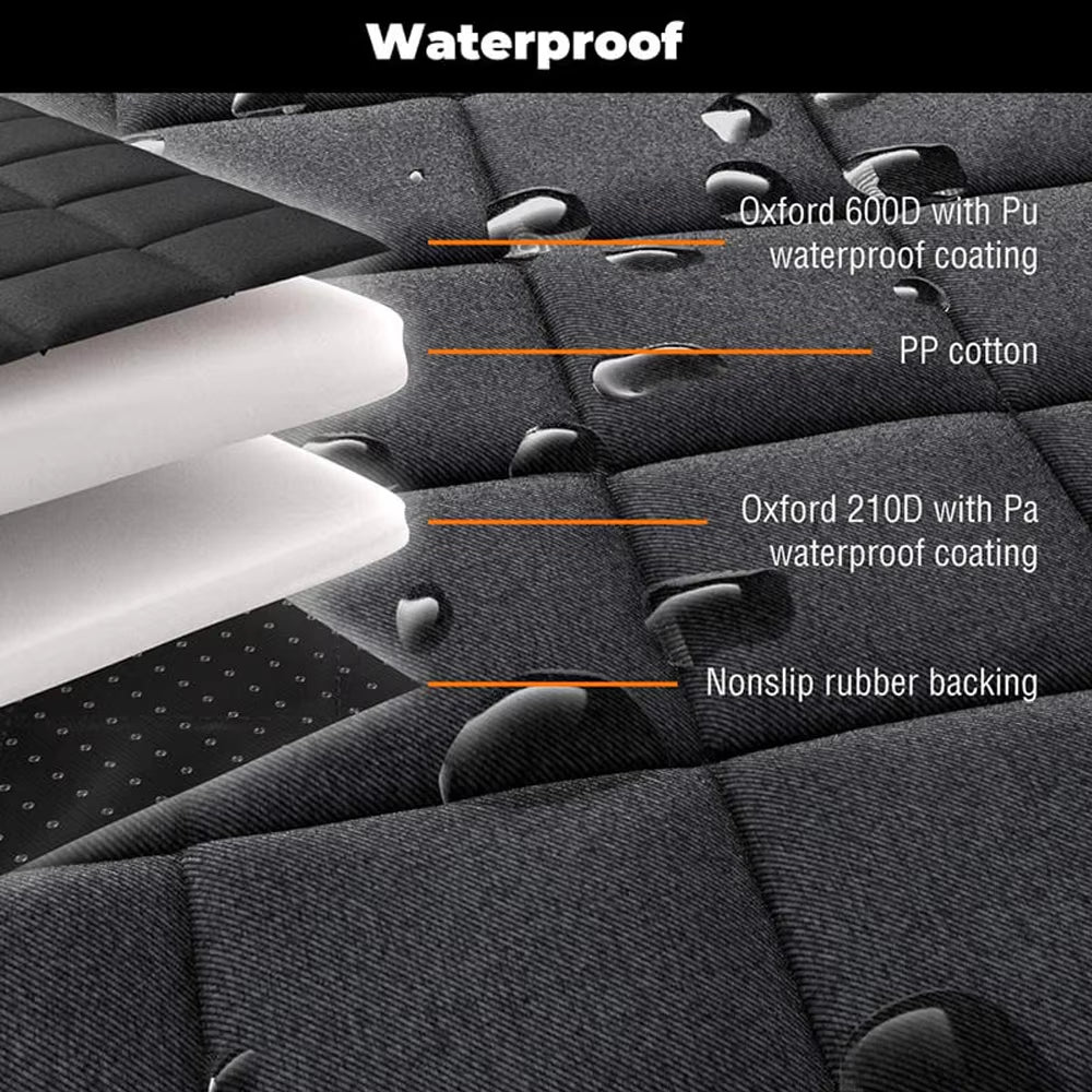 Waterproof Dog Car Seat Cover Pad – Double-Sided Anti-Scratch Travel Protector